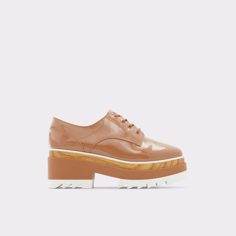 Aldo Blunchan Oxfords Donna Beige Scuro | YCLEPUF-38