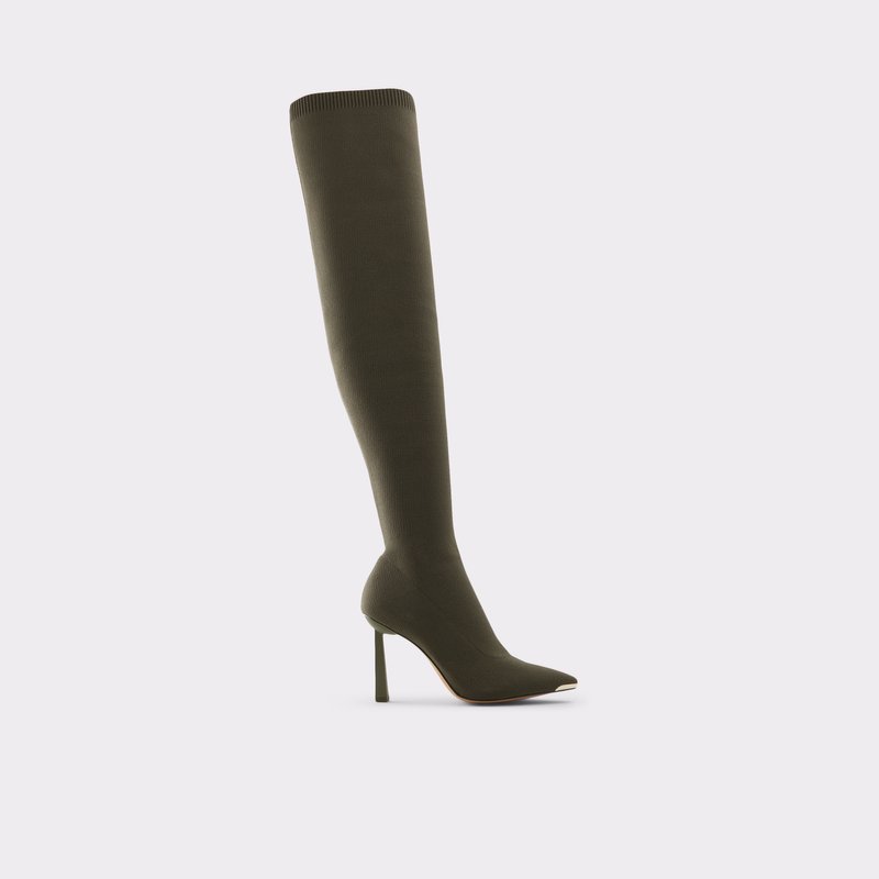 Aldo Crulla Over The Knee-Boots Donna Khaki | MGFEOAC-40