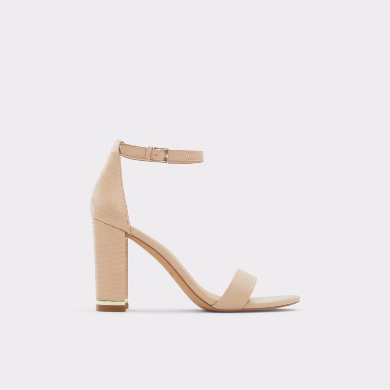 Aldo Frilajan Heeled Sandals Donna Bone | UHTQFNY-97