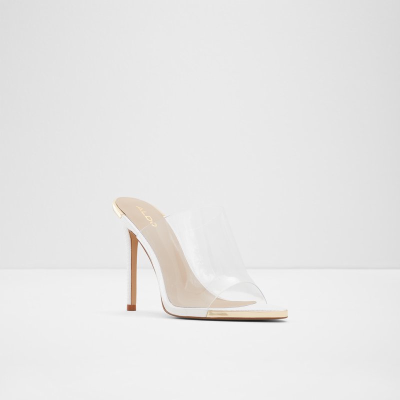 Aldo Afeadan Heeled Sandals Donna Bianche | ZSLQIGJ-54