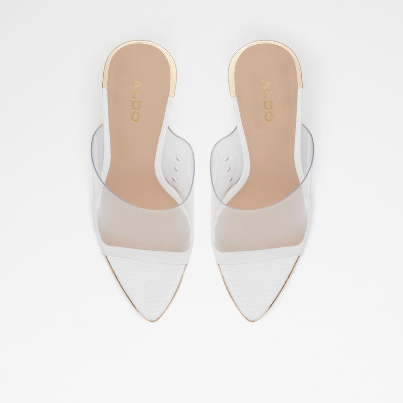 Aldo Afeadan Heeled Sandals Donna Bianche | ZSLQIGJ-54