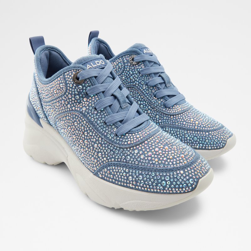 Aldo Aguileri Pizzo Up Scarpe Da Ginnastica Donna Blu | JTZWAGU-68