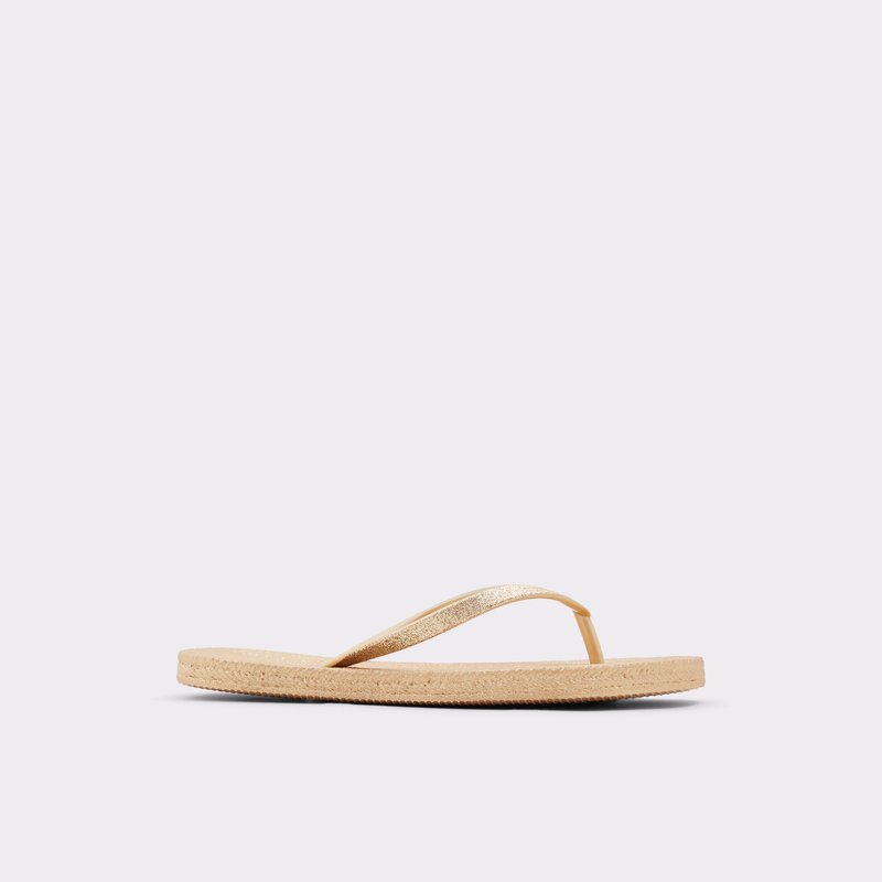 Aldo Aloomba Sandali Bassi Donna Oro | OZXDBPL-15