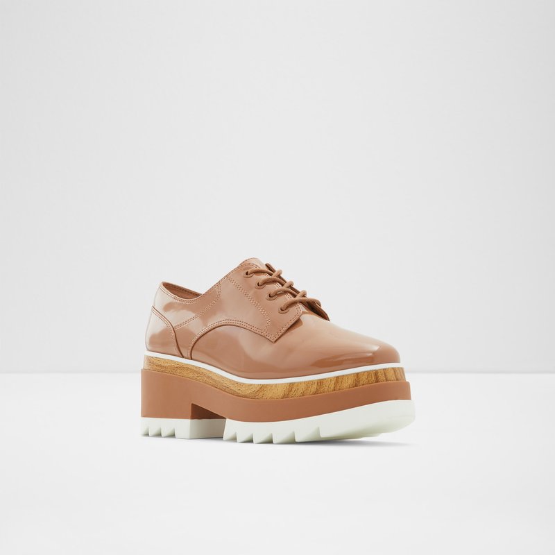 Aldo Blunchan Oxfords Donna Beige Scuro | YCLEPUF-38