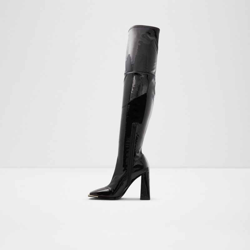 Aldo Cosmo Over The Knee-Boots Donna Nere | XJAHBIT-38