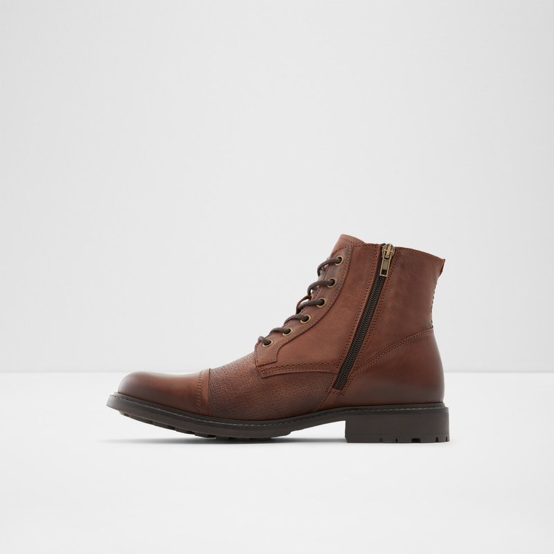 Aldo Croresen Stivali Stringati Uomo Marroni | RIHJBZ-495