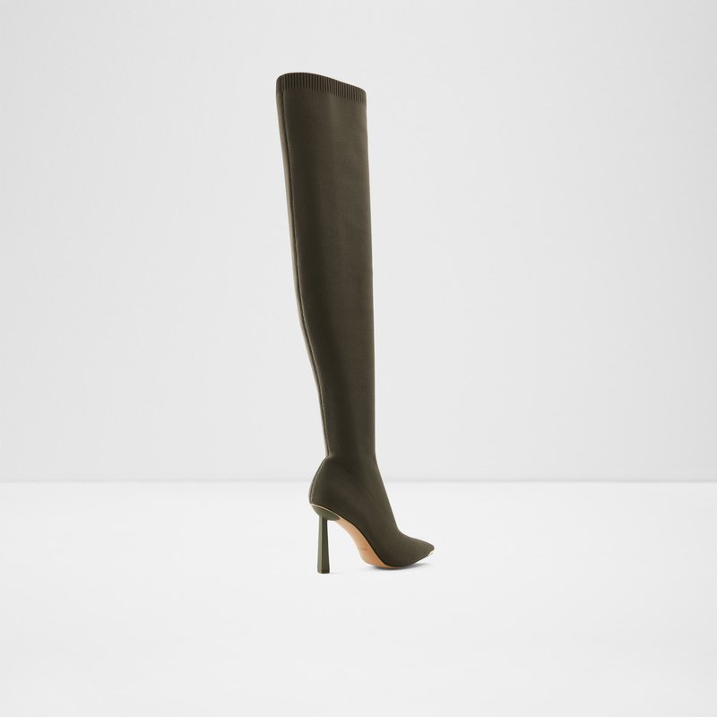 Aldo Crulla Over The Knee-Boots Donna Khaki | MGFEOAC-40