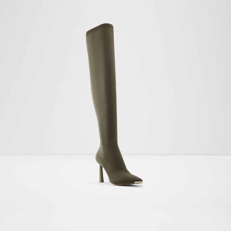 Aldo Crulla Over The Knee-Boots Donna Khaki | MGFEOAC-40