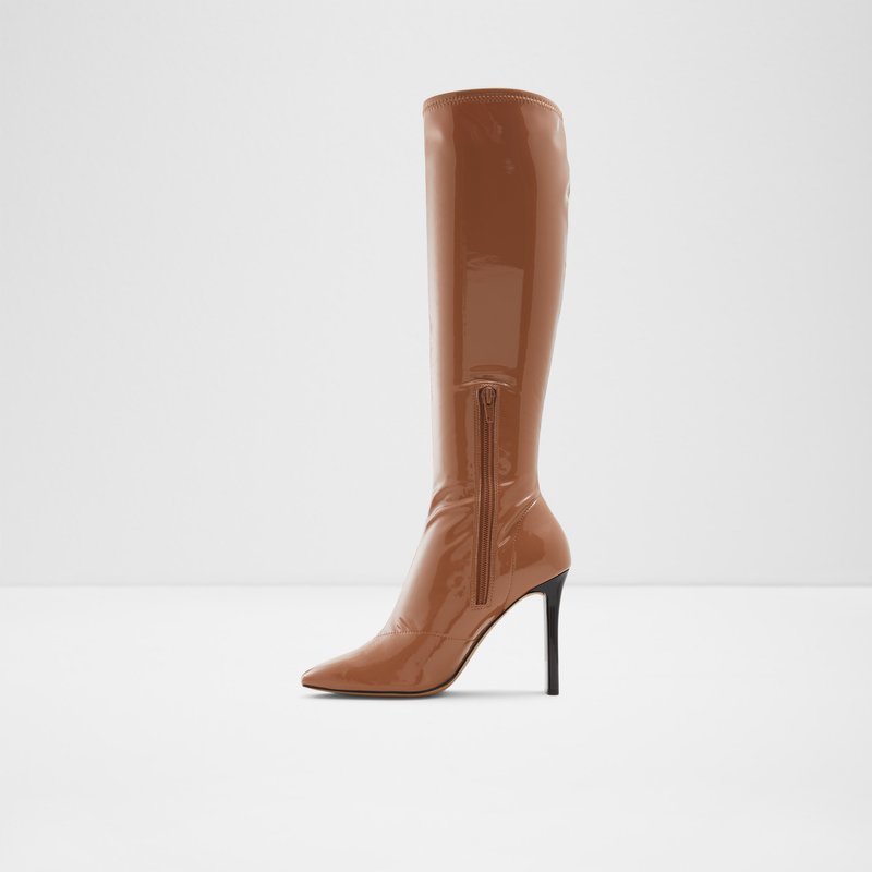 Aldo Edigorwen Knee High Boots Donna Beige Scuro | YMTPHXG-83