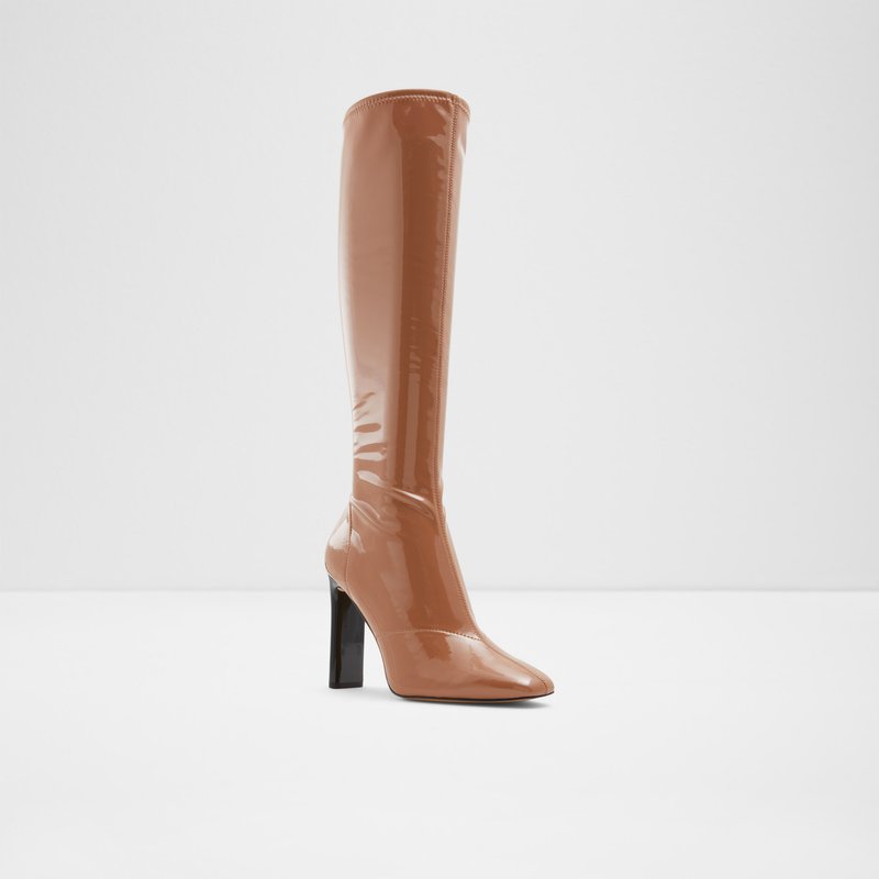 Aldo Edigorwen Knee High Boots Donna Beige Scuro | YMTPHXG-83