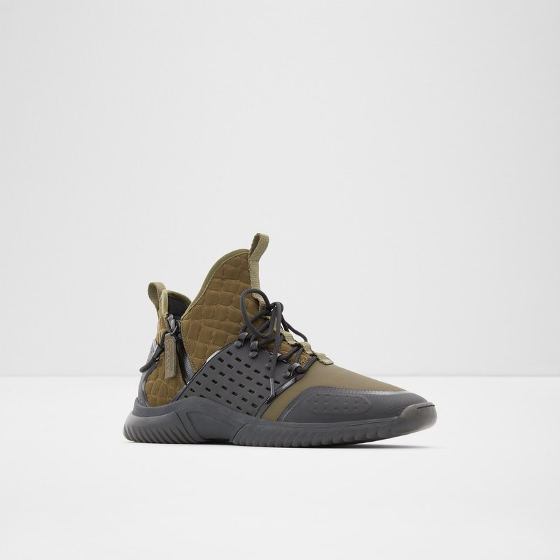 Aldo Frealia-wr High Scarpe Da Ginnastica Uomo Khaki | IZFHLK-104