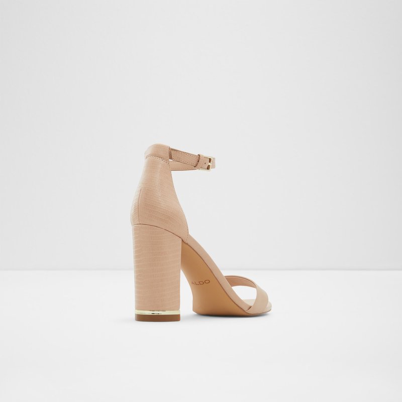 Aldo Frilajan Heeled Sandals Donna Bone | UHTQFNY-97