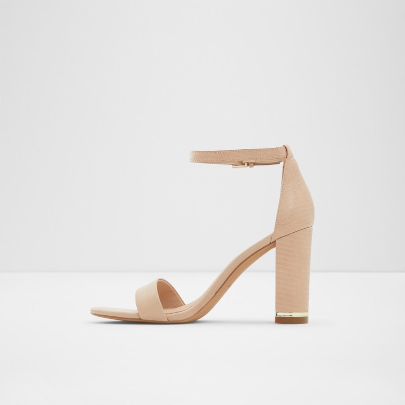 Aldo Frilajan Heeled Sandals Donna Bone | UHTQFNY-97