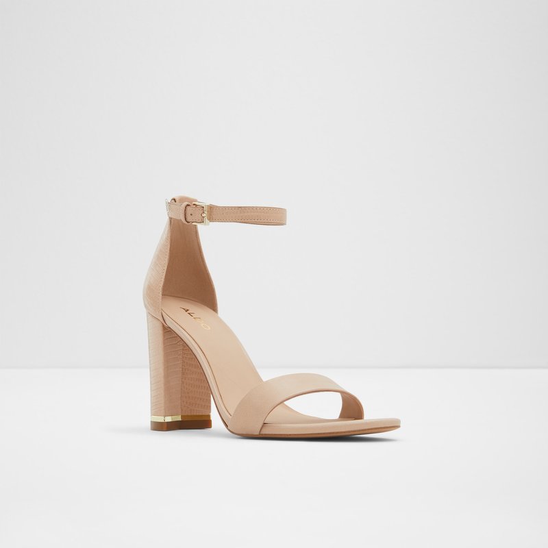 Aldo Frilajan Heeled Sandals Donna Bone | UHTQFNY-97