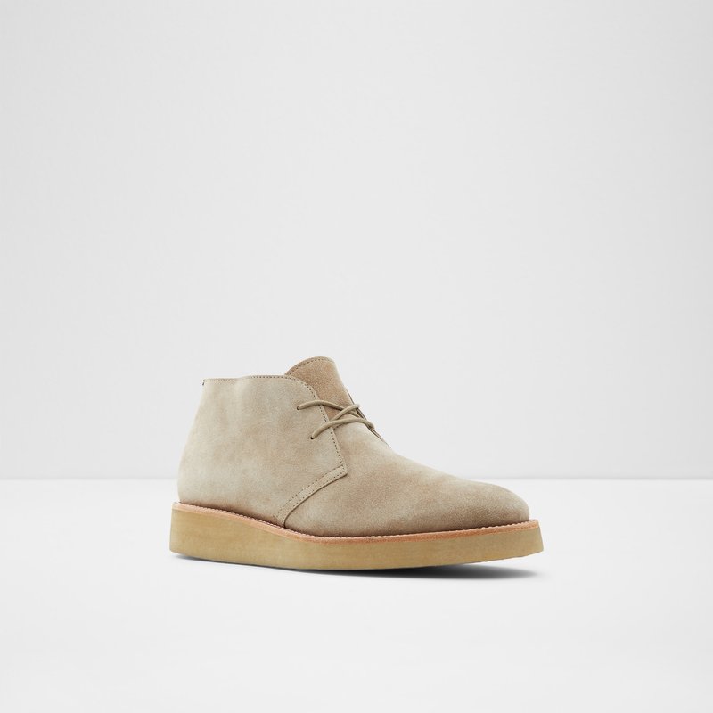 Aldo Indifferens Stivali Stringati Uomo Beige Chiaro | FOMCXP-498