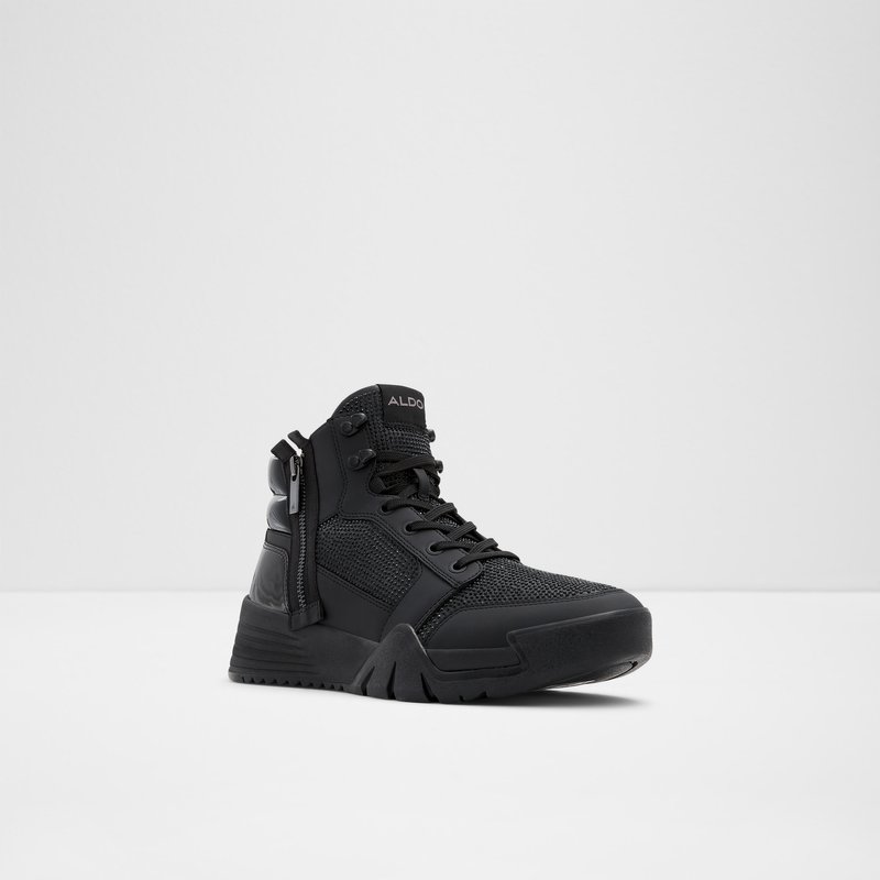 Aldo Palladia High Scarpe Da Ginnastica Uomo Nere | ULIEVHQ-38