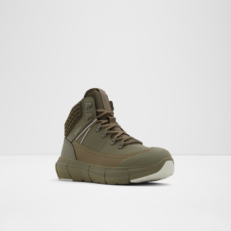 Aldo Qorethien Stivali Invernali Uomo Khaki | LMAHZV-031