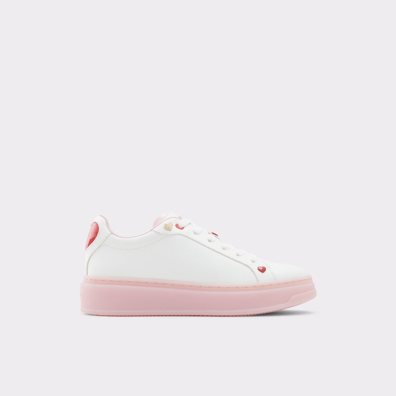 Aldo Rosecloud Pizzo Up Scarpe Da Ginnastica Donna Bianche | LNKUPSW-61