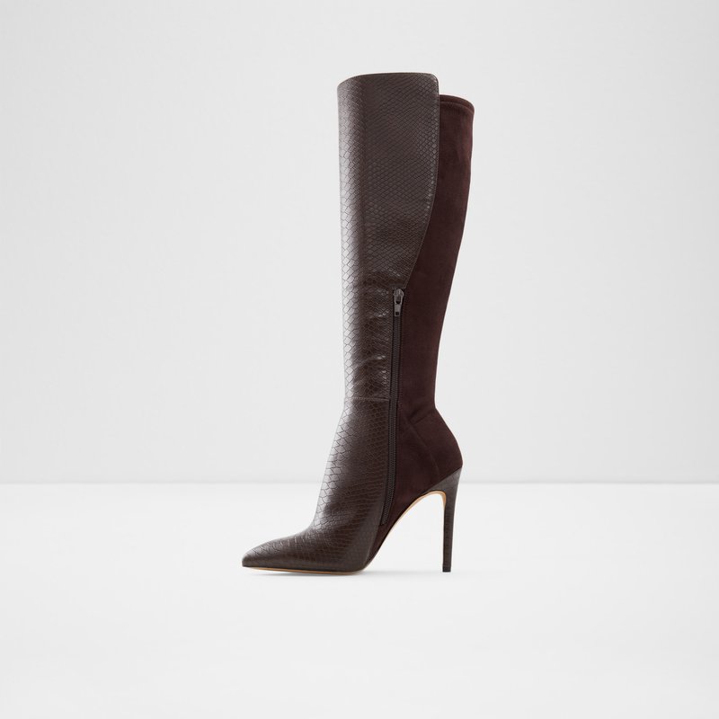 Aldo Sophialaan Knee High Boots Donna Marroni | YGDXTKM-63