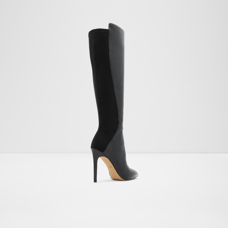 Aldo Sophialaan Knee High Boots Donna Nere Serpent | QKCYTMR-43