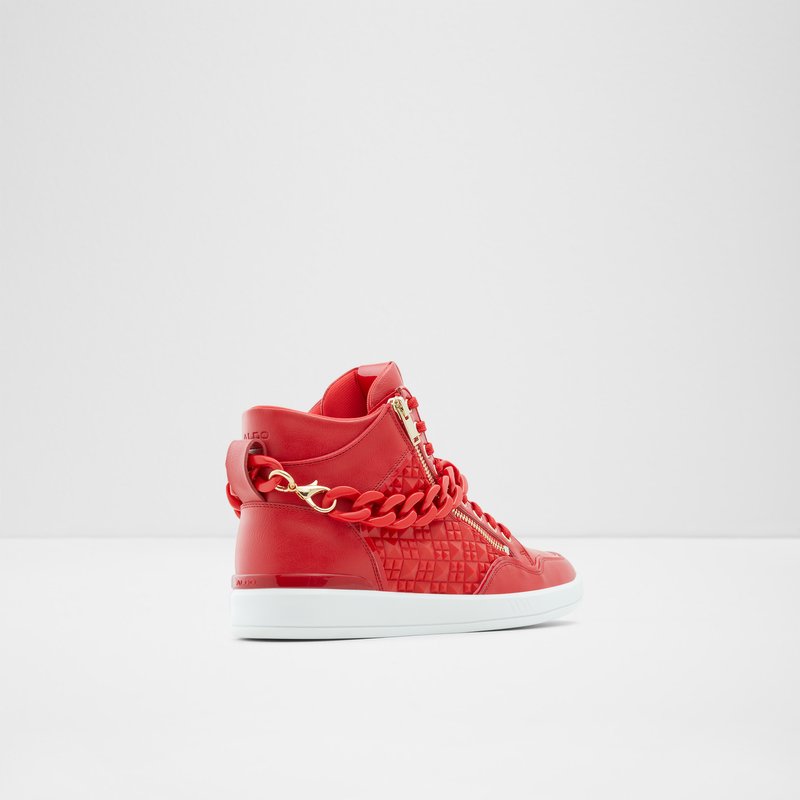 Aldo Strollux High Scarpe Da Ginnastica Uomo Rosse | ALPXCJF-26