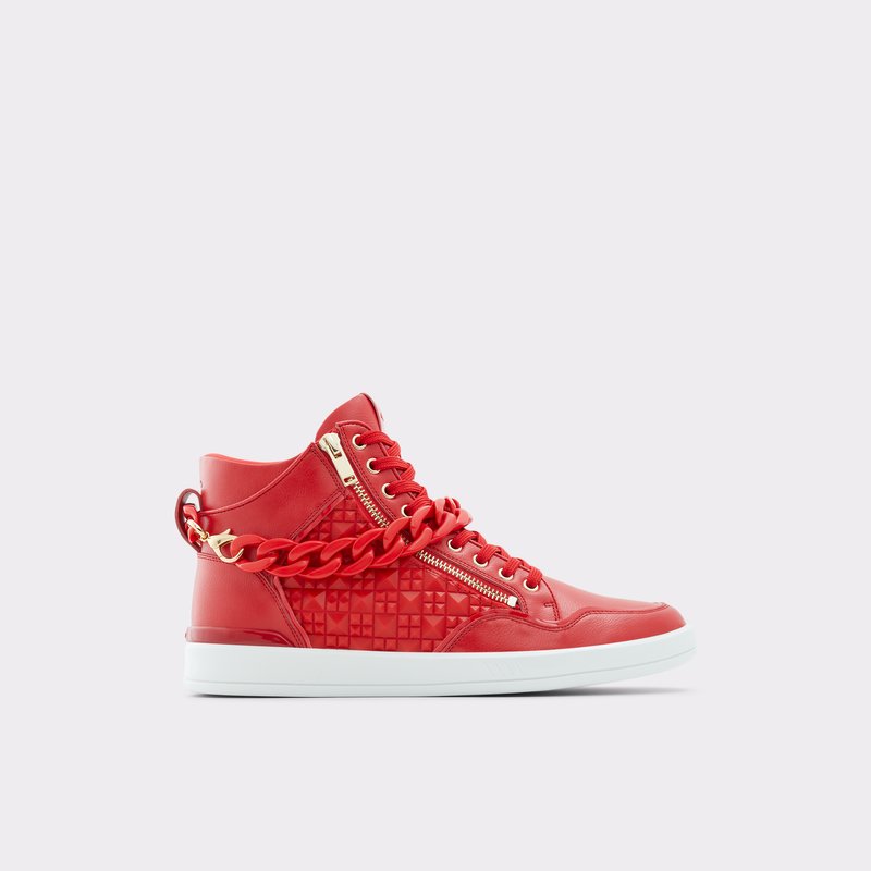 Aldo Strollux High Scarpe Da Ginnastica Uomo Rosse | ALPXCJF-26