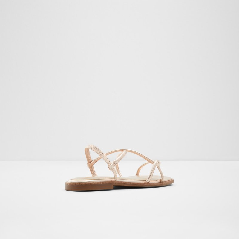 Aldo Toosieflex Sandali Bassi Donna Rosa Oro | SWDZGTN-93