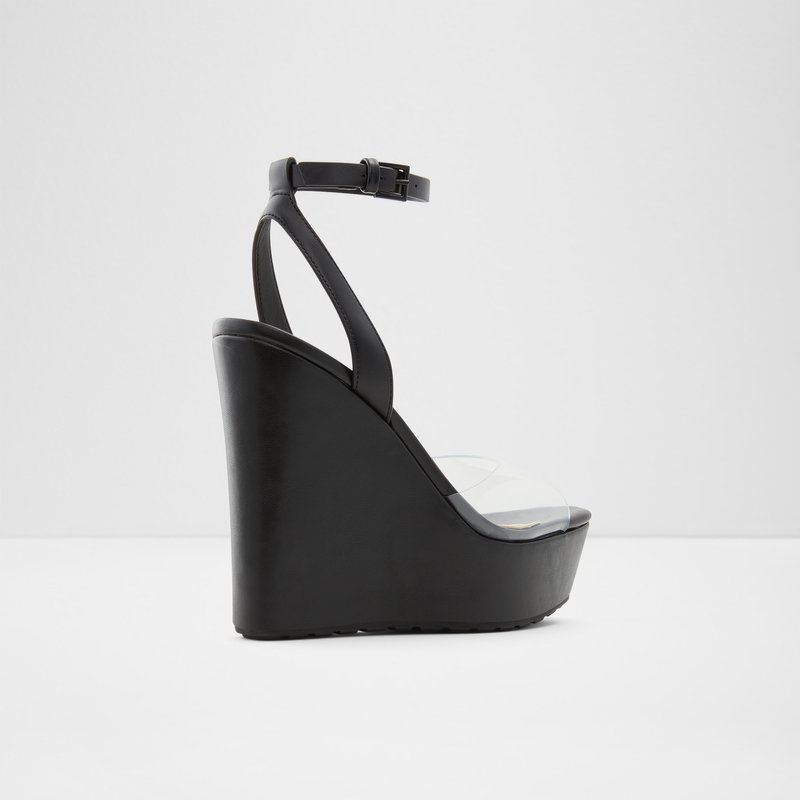 Aldo Verly Sandali con Plateau Donna Nere | MUFXGSE-89