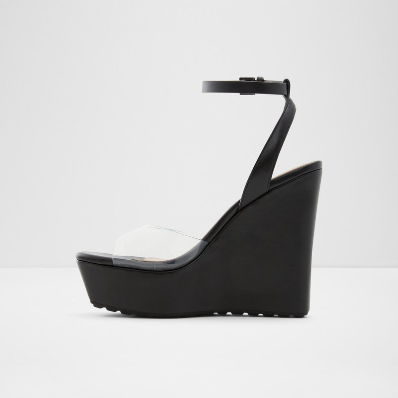 Aldo Verly Sandali con Plateau Donna Nere | MUFXGSE-89