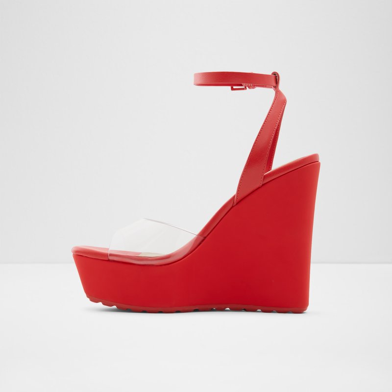 Aldo Verly Sandali con Plateau Donna Rosse | QAYKUPW-85