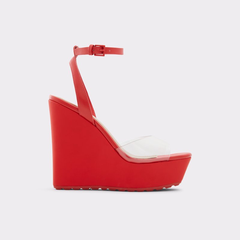 Aldo Verly Sandali con Plateau Donna Rosse | QAYKUPW-85