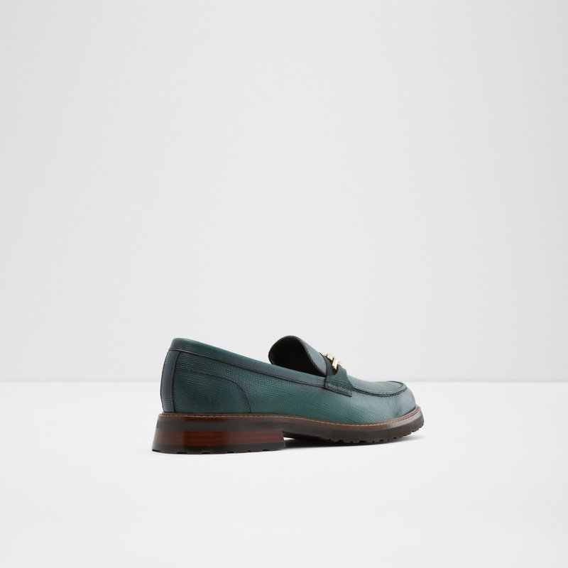 Aldo Weaver Mocassini Uomo Verdi Scuro | JIXHDR-791