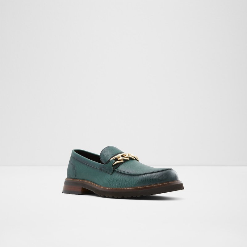 Aldo Weaver Mocassini Uomo Verdi Scuro | JIXHDR-791