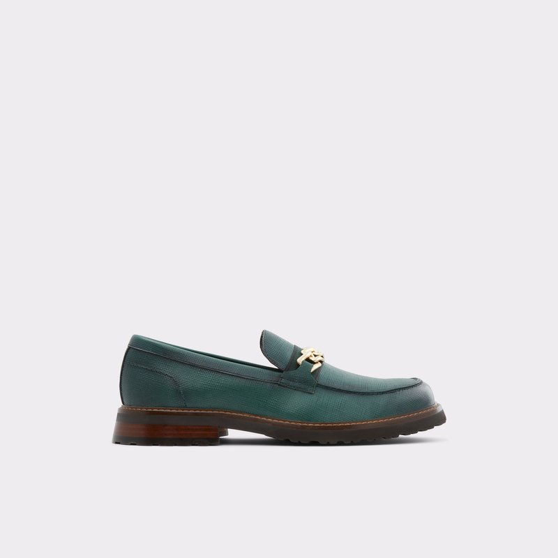 Aldo Weaver Mocassini Uomo Verdi Scuro | JIXHDR-791